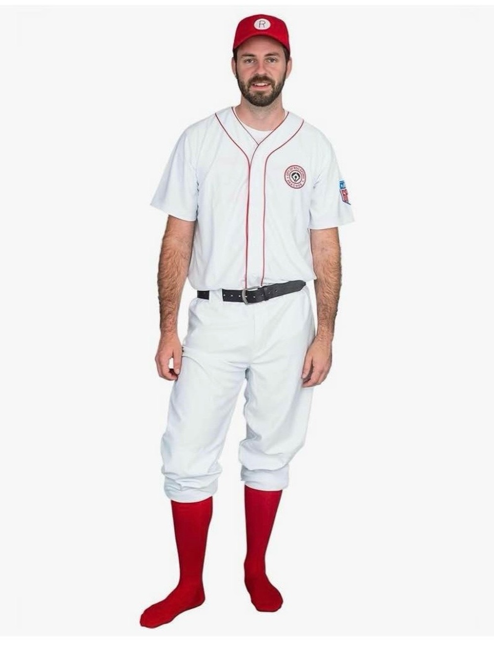 Adult League Of Their Own Movie Rockford Peaches Halloween Cosplay Costume Set